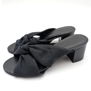 Rebecca Allen the Twist Slide Sandal Open Toe Women's Black Size US6.5M EU37